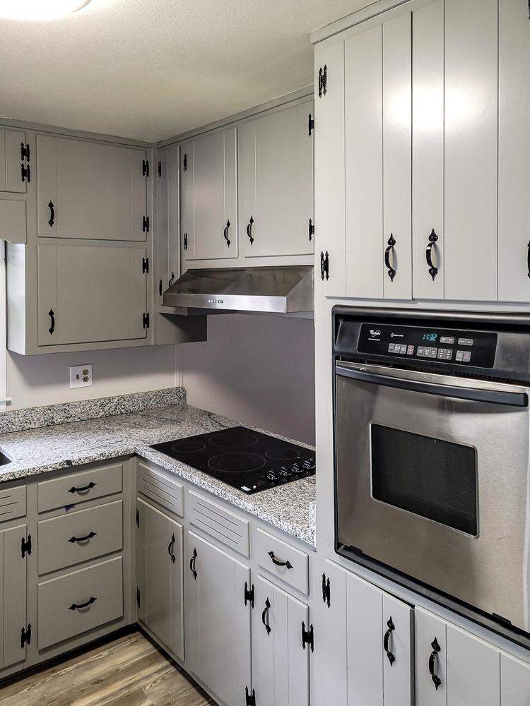 Common spaces including the kitchen