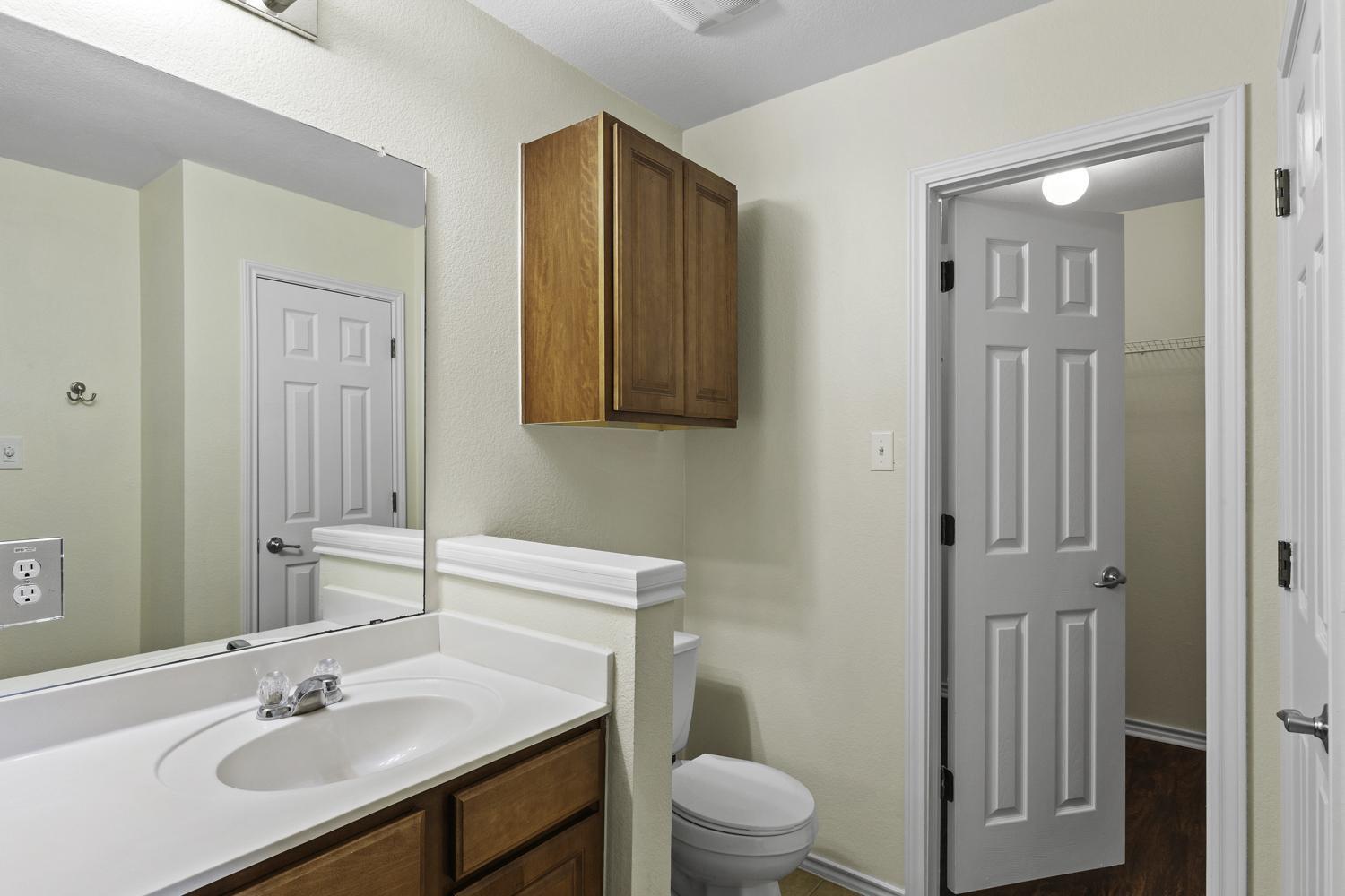 Walk in closet and Linen closet