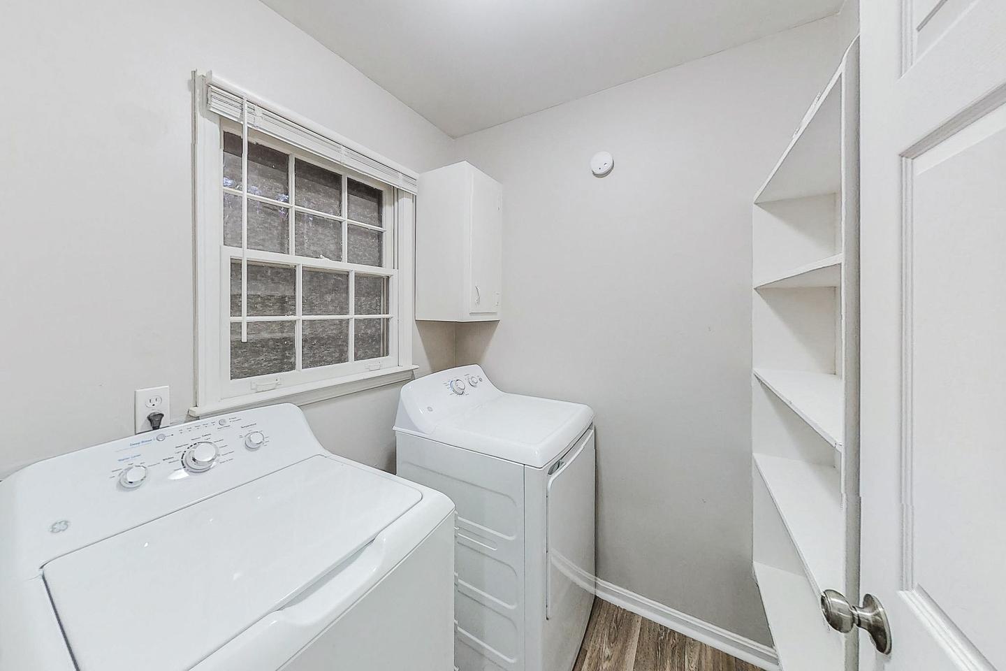 Common spaces including the kitchen
