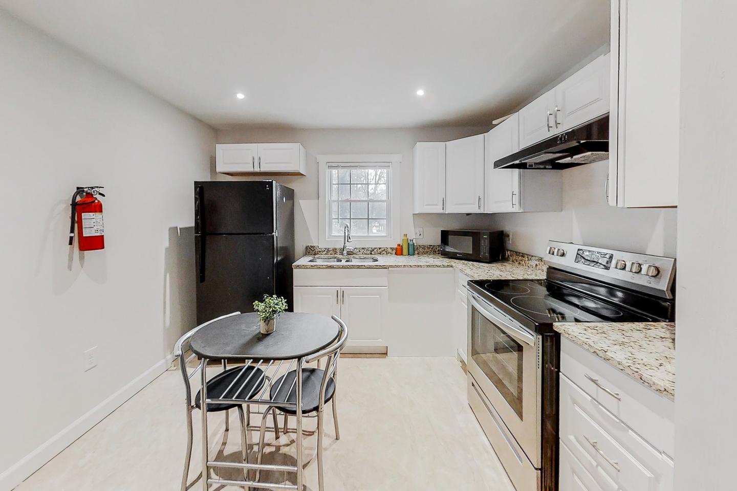 Common spaces including the kitchen