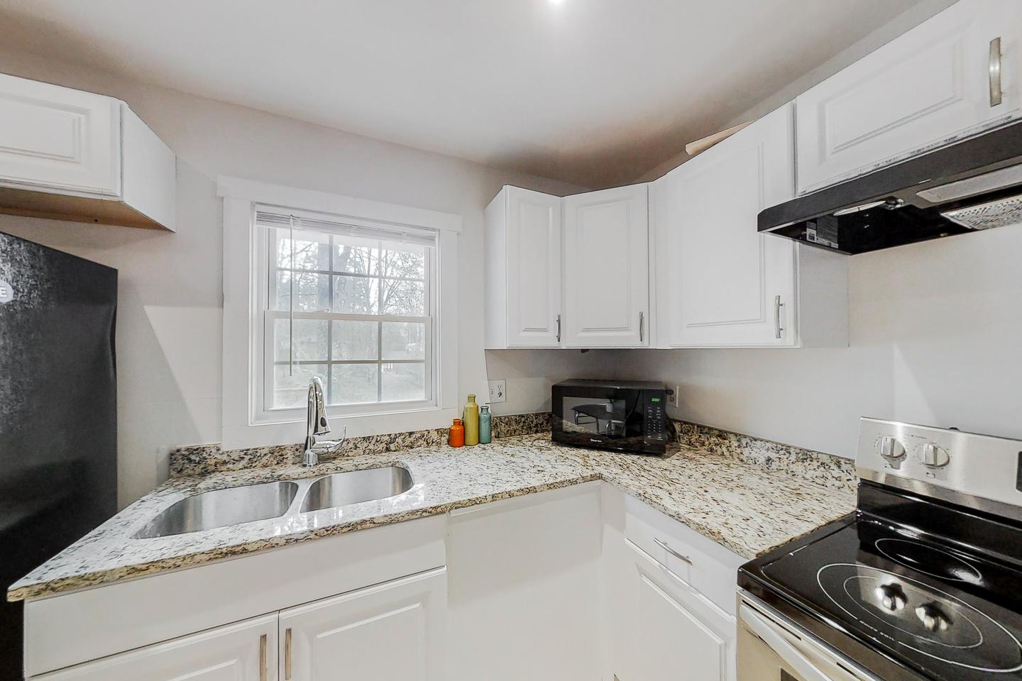 Common spaces including the kitchen
