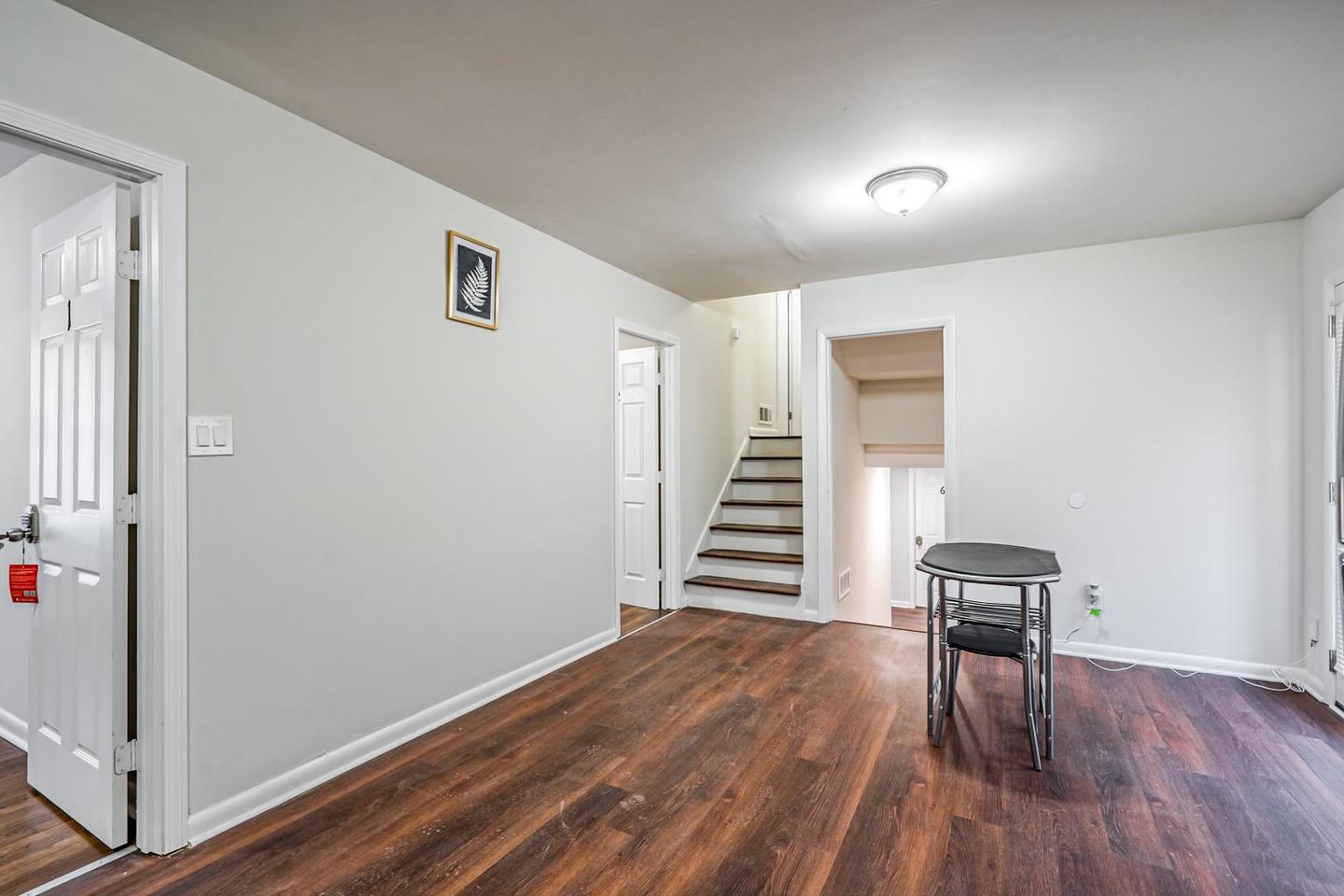 Common spaces including the kitchen