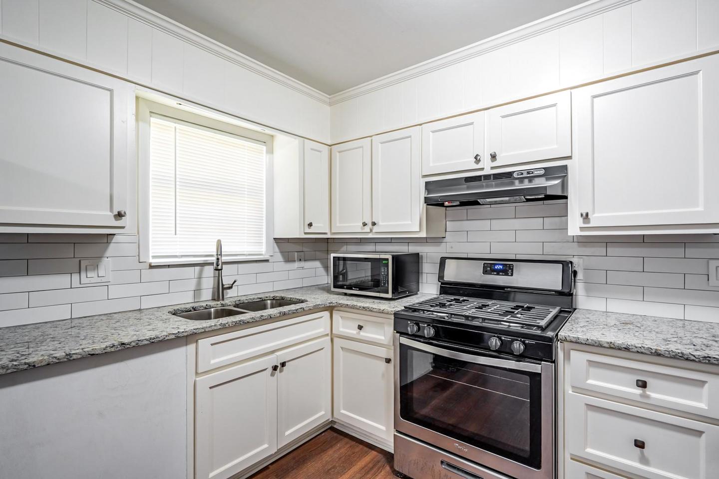 Common spaces including the kitchen