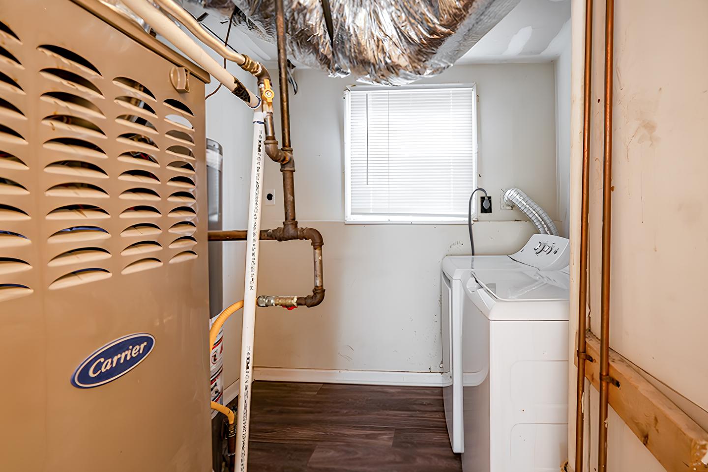 Common spaces including the kitchen