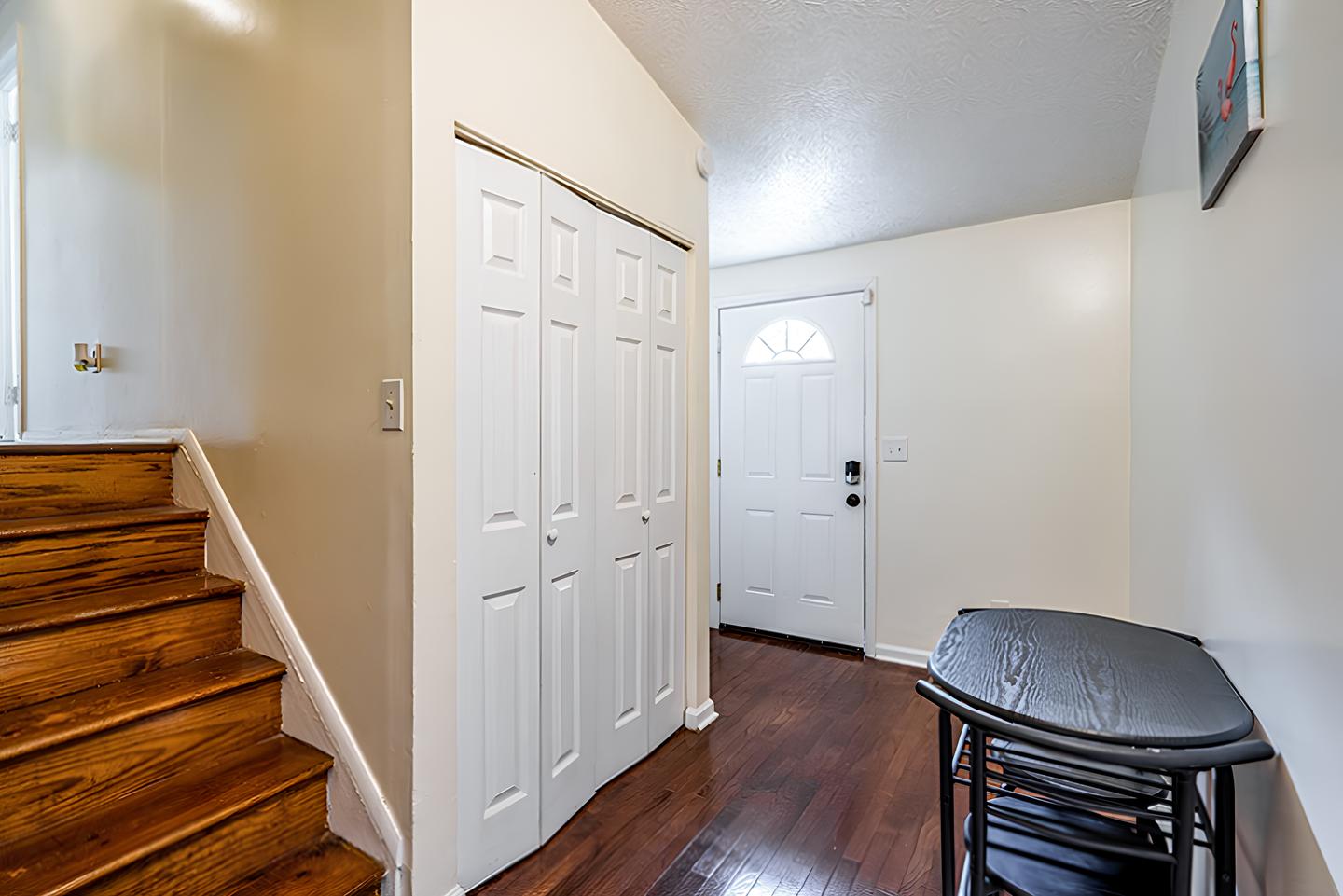 Common spaces including the kitchen