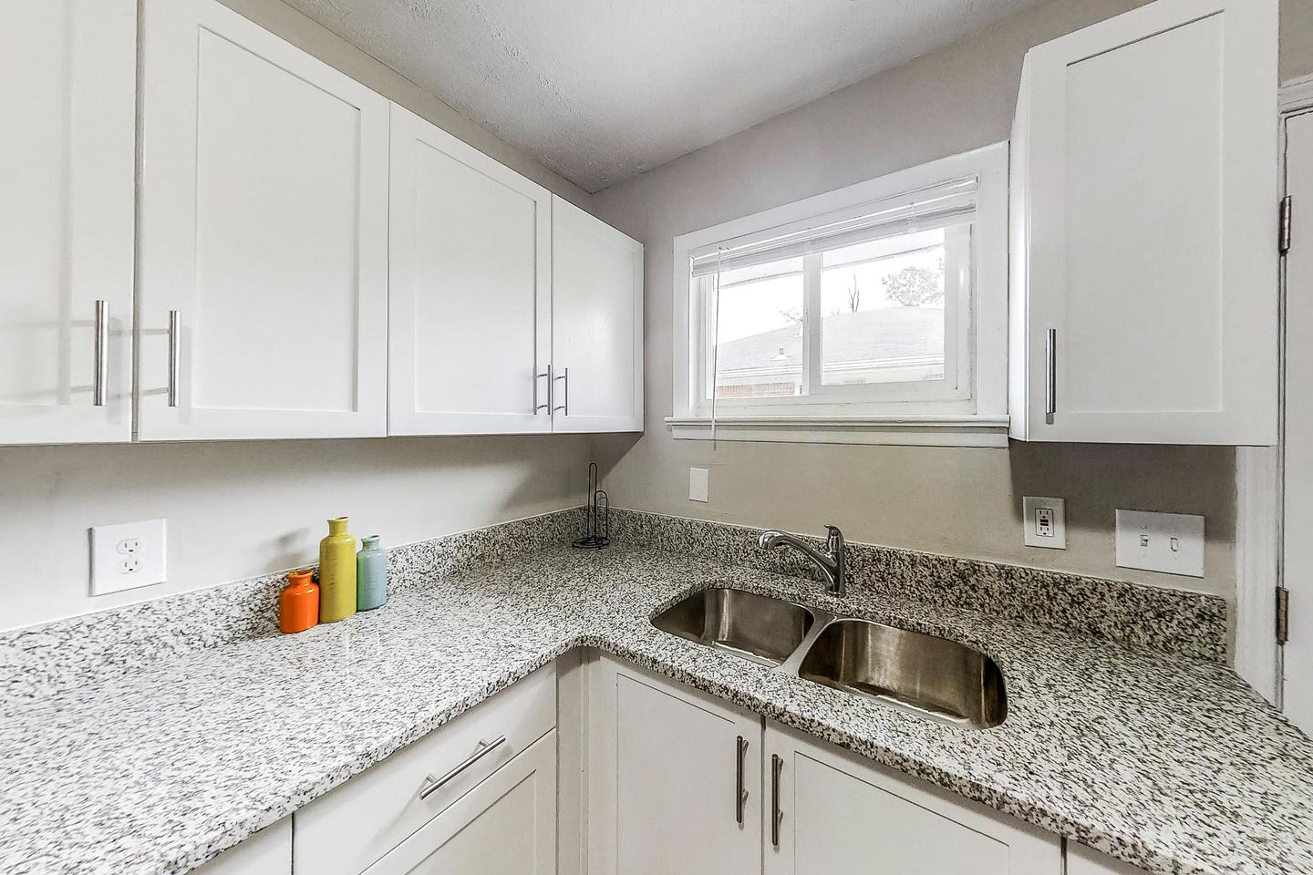 Common spaces including the kitchen