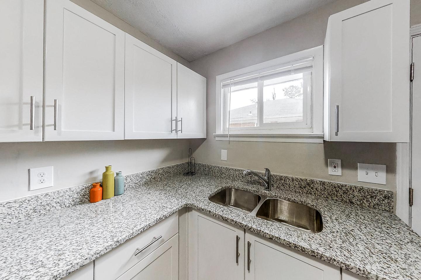 Common spaces including the kitchen