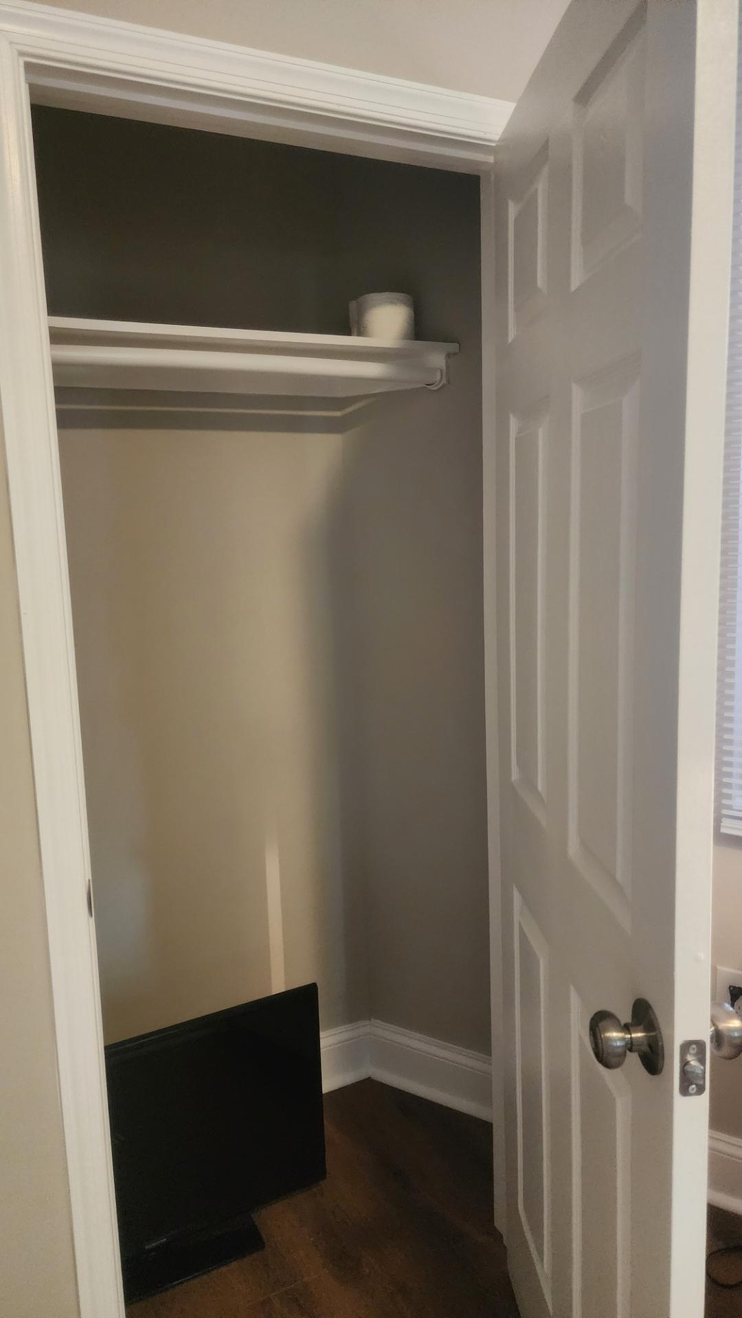 Closet for hanging items