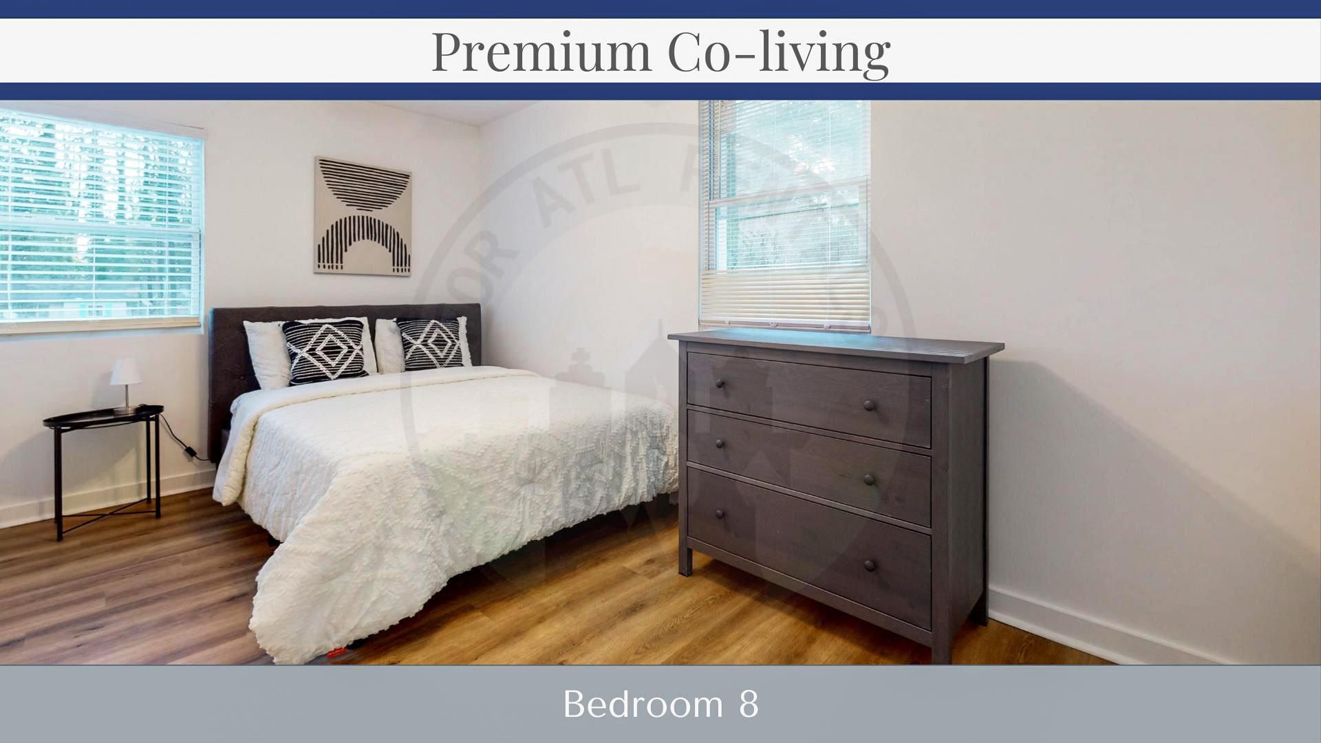 bedroom, detected:bed, ceiling fan, window blind