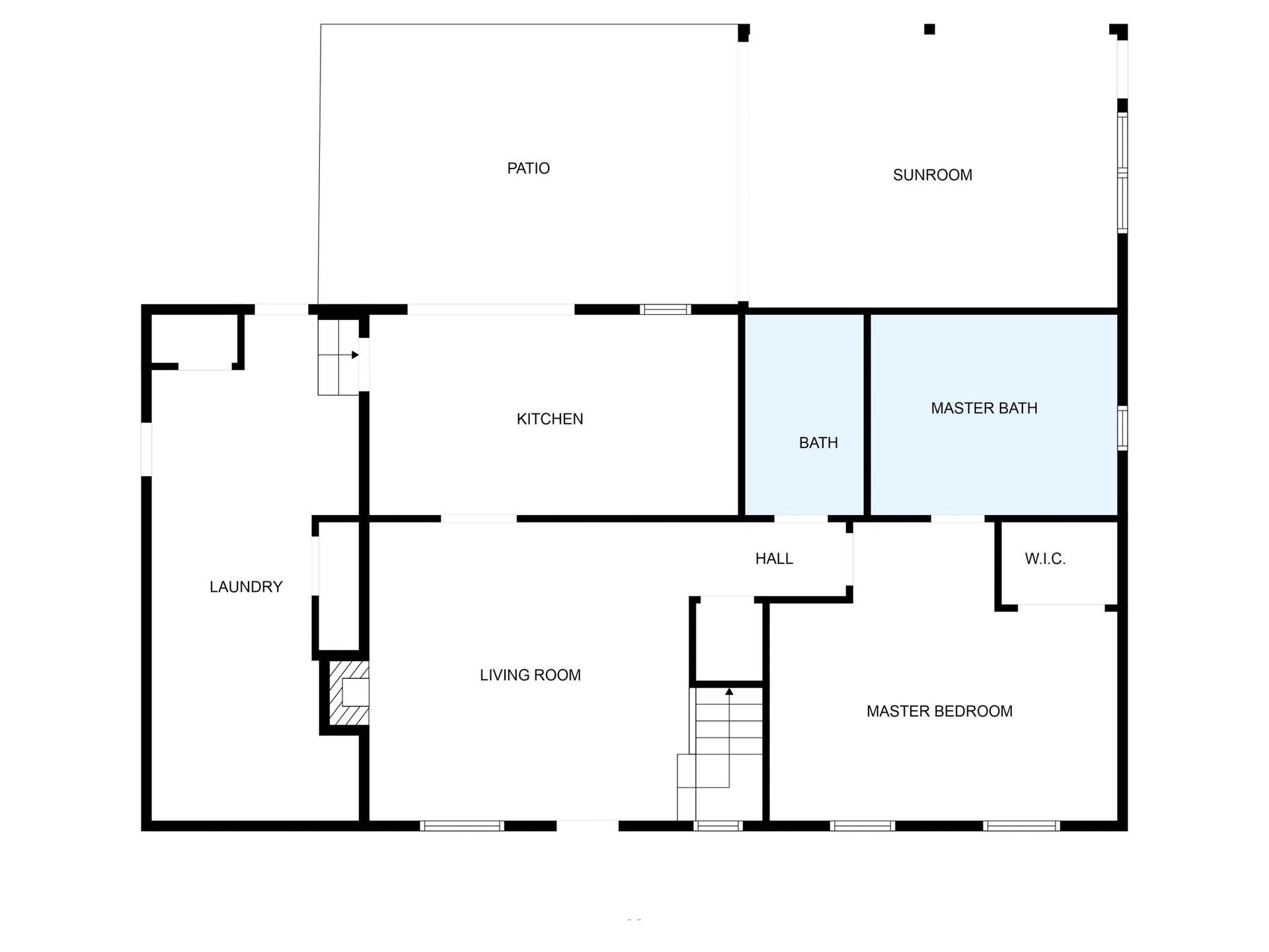 Note, pool house is on the exterior of the home.