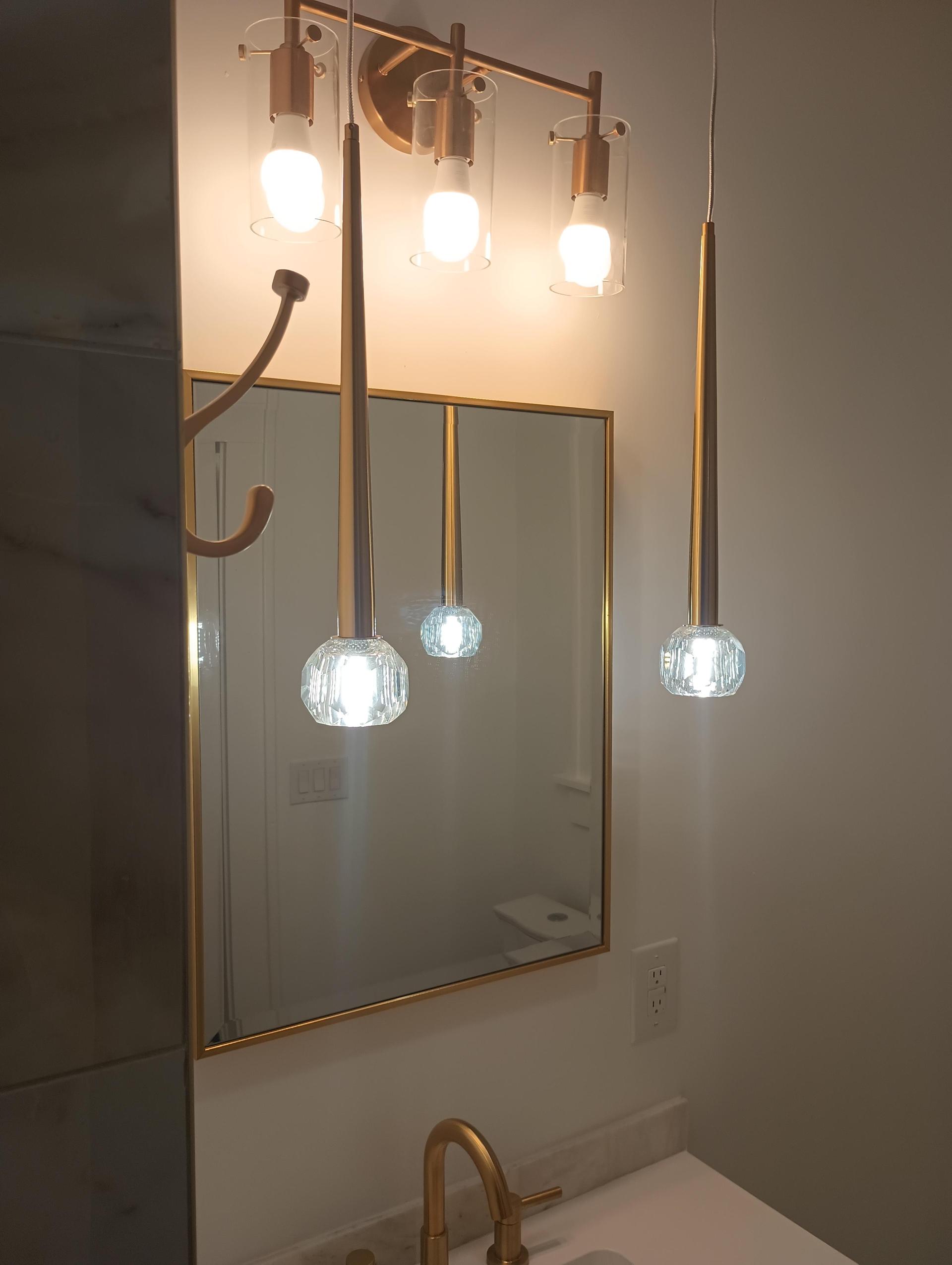 High end finish vanity