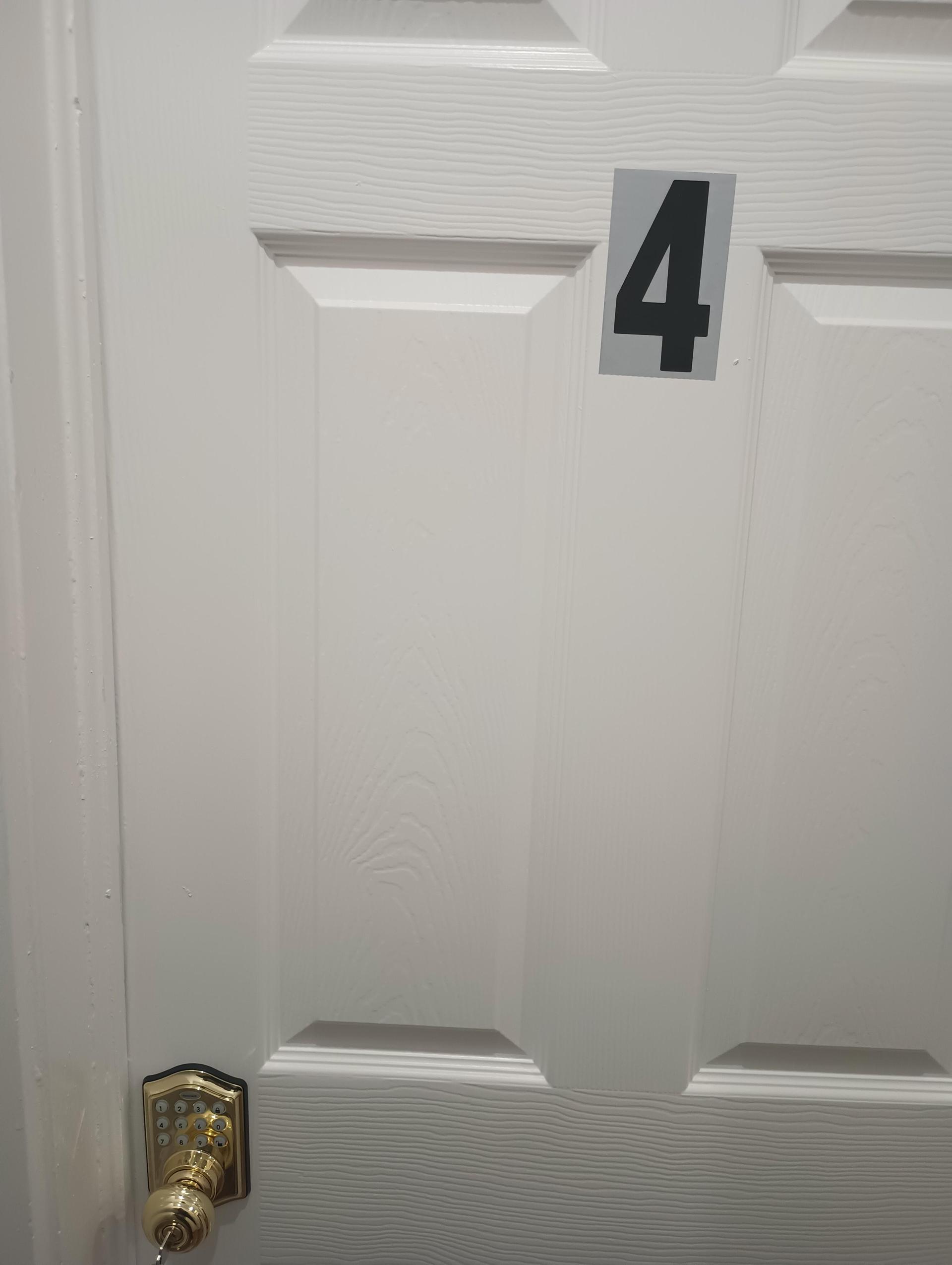 Room 4 door