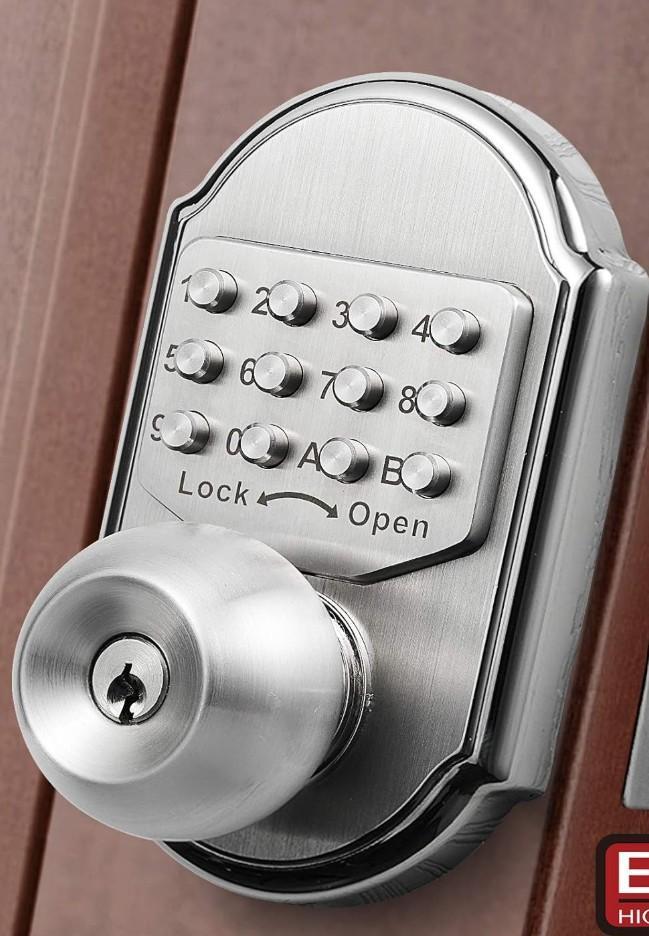 Punch code lock gives a sense of sec
