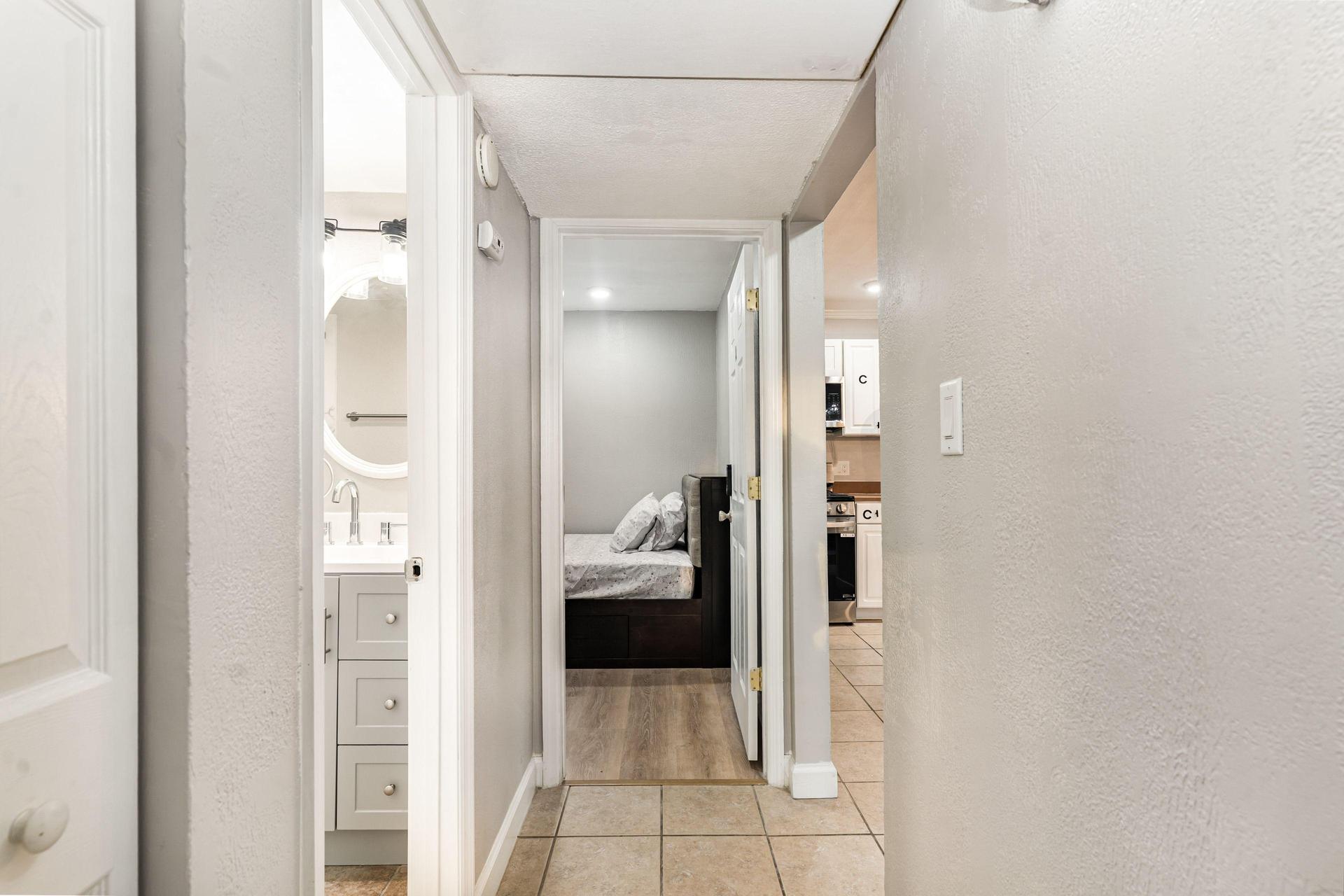 Passageway of Room A Door