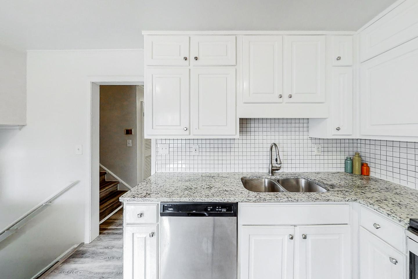 Common spaces including the kitchen
