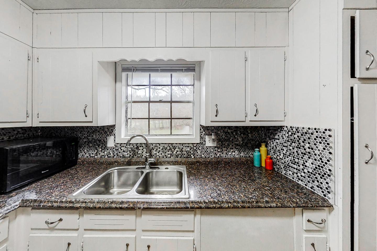 Common spaces including the kitchen