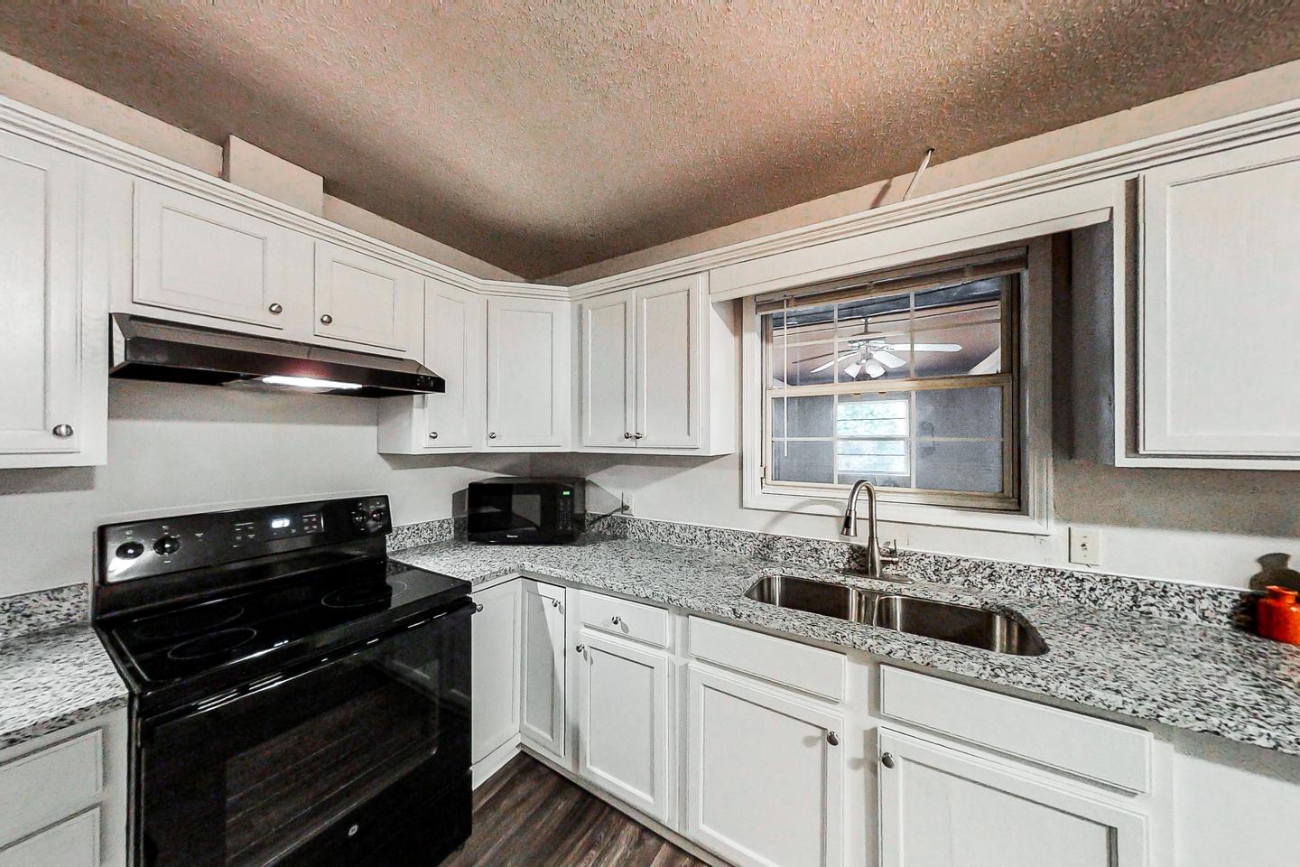 Common spaces including the kitchen