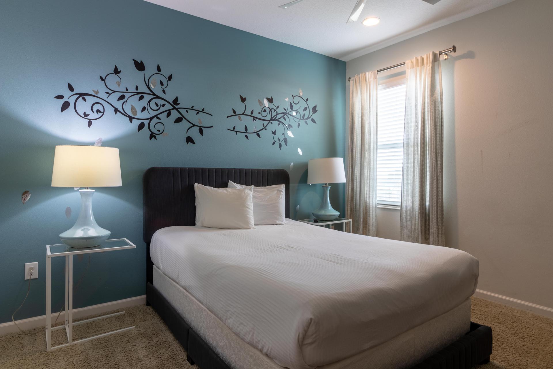 Bedroom #13
Queen size Bed Flat Samsung Roku TV