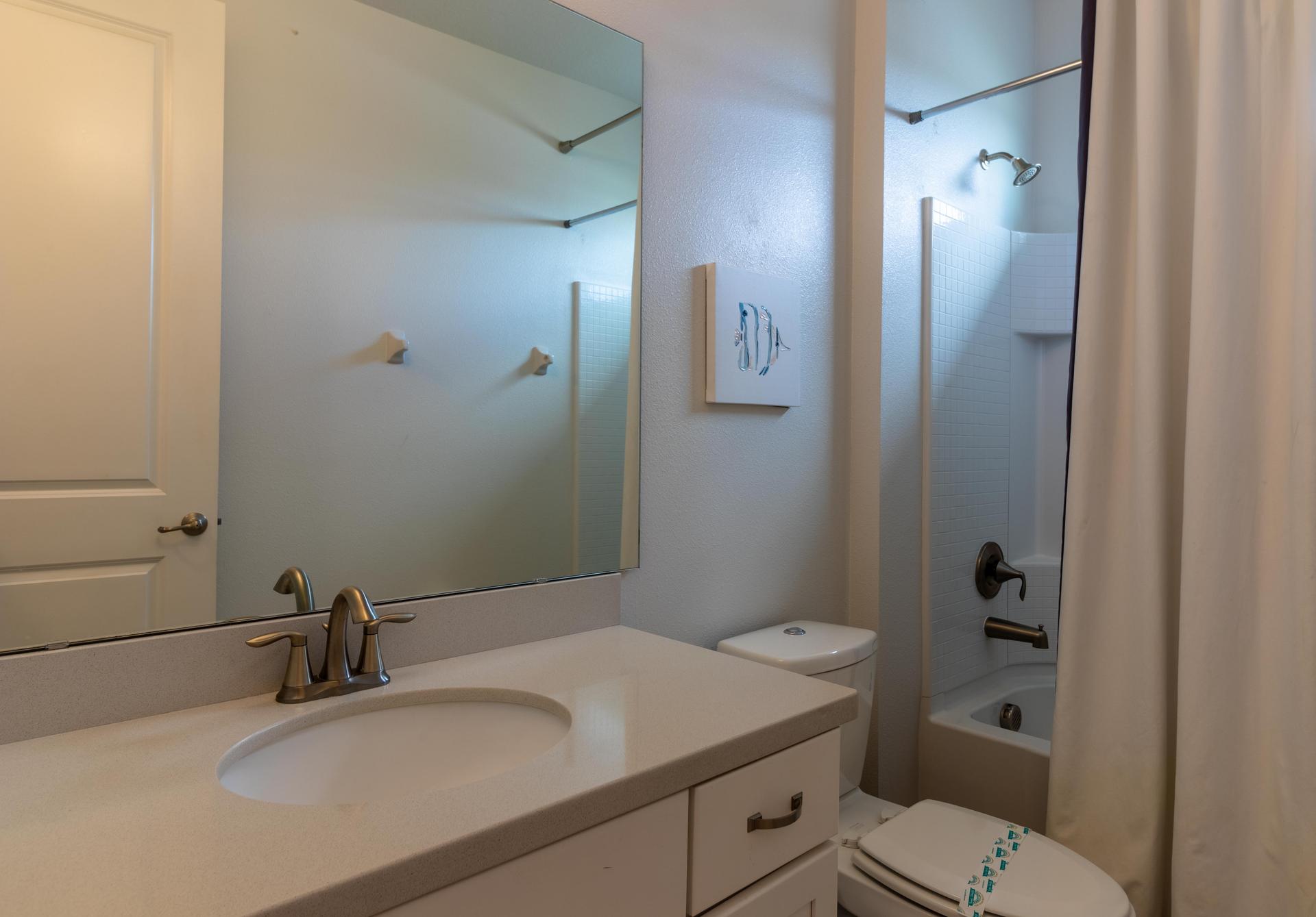 Outside shared bathroom with bedroom #8