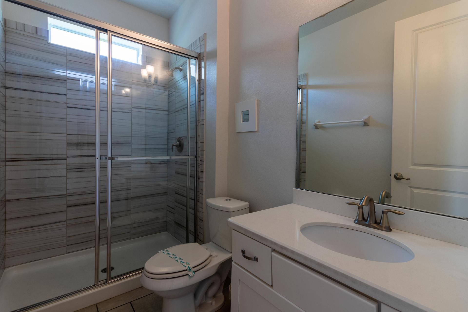 Bedroom #4  outside private bathroom