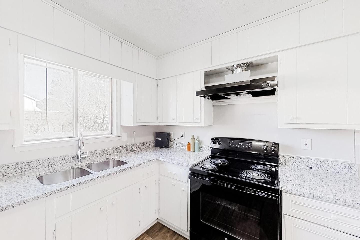 Common spaces including the kitchen