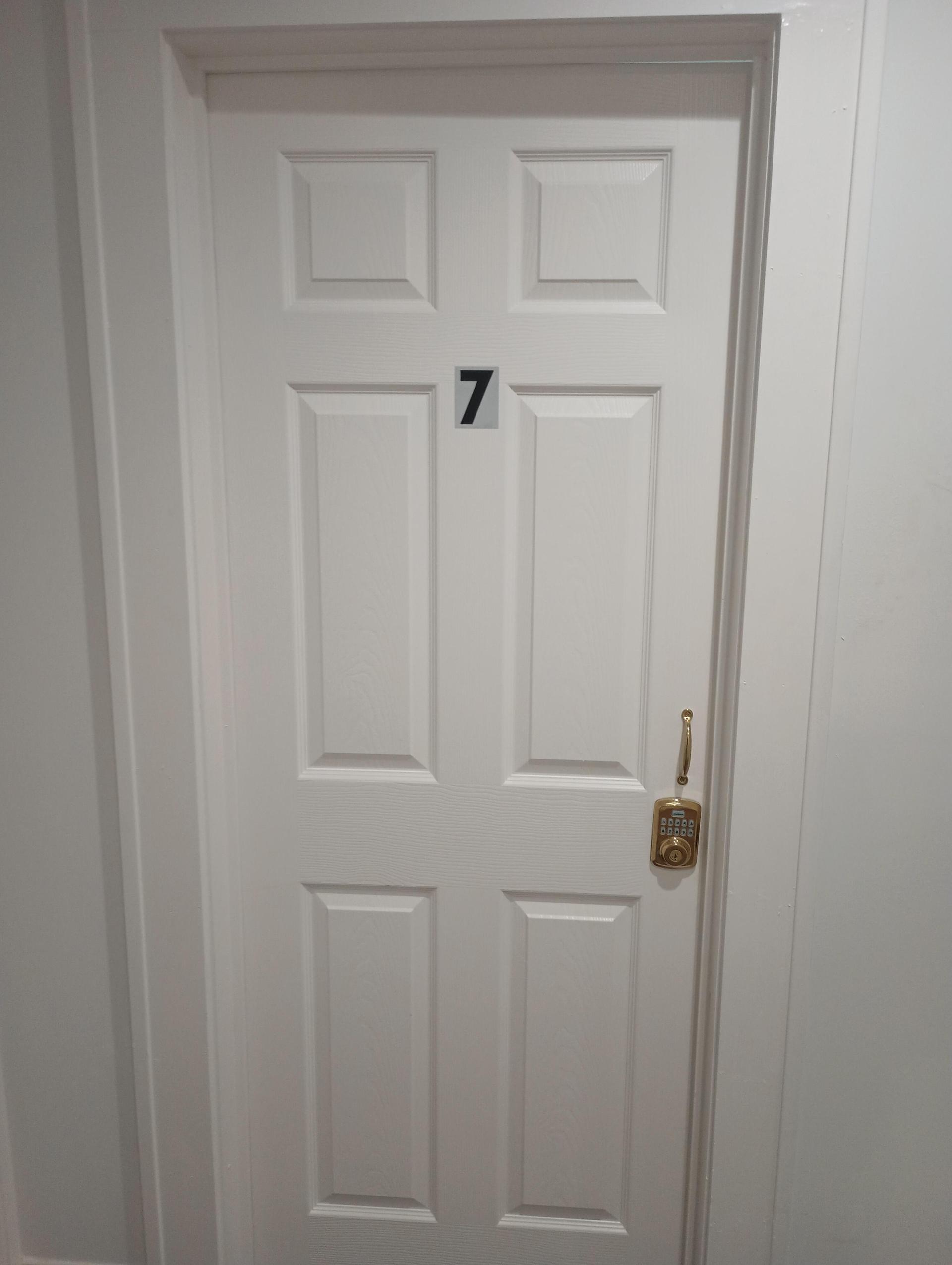 Room 7 door