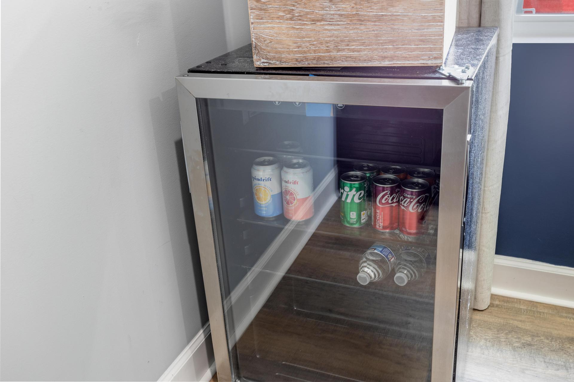 Mini Fridge in Bedroom 4