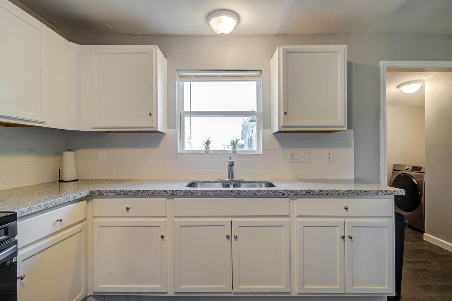 Common spaces including the kitchen