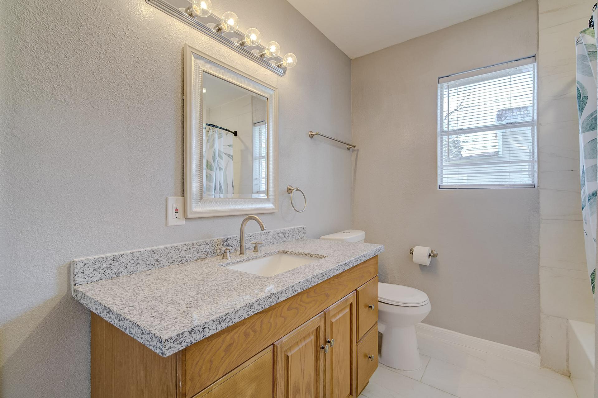 bathroom, detected: window blind