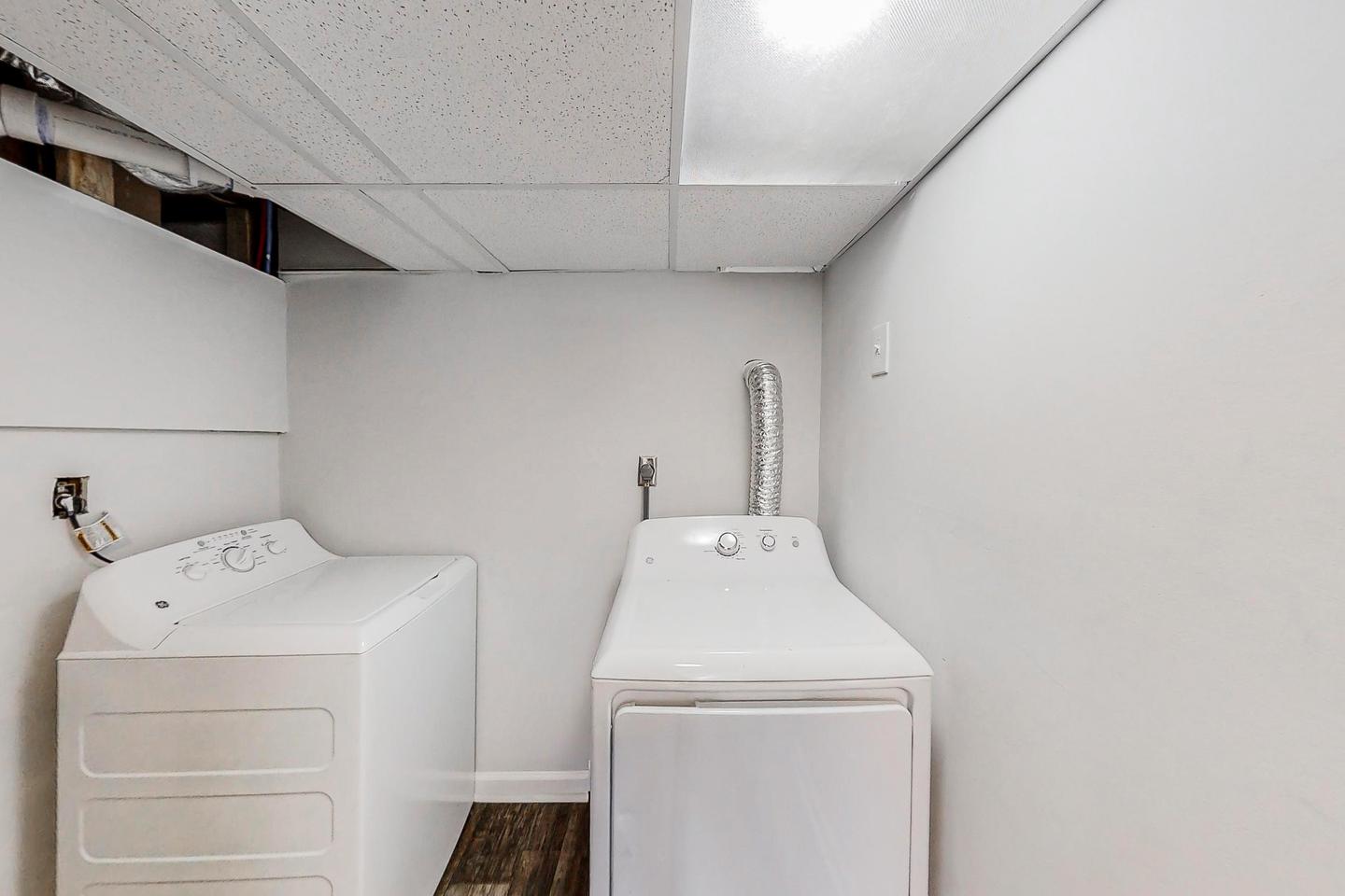 Common spaces including the kitchen
