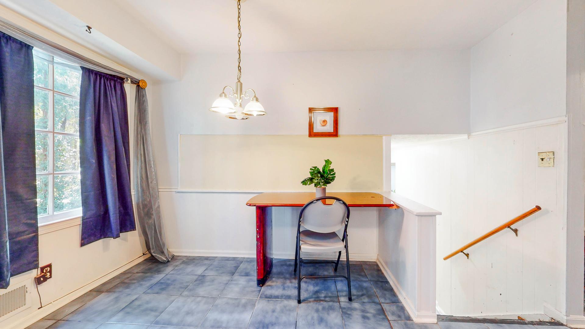 Common spaces including the kitchen