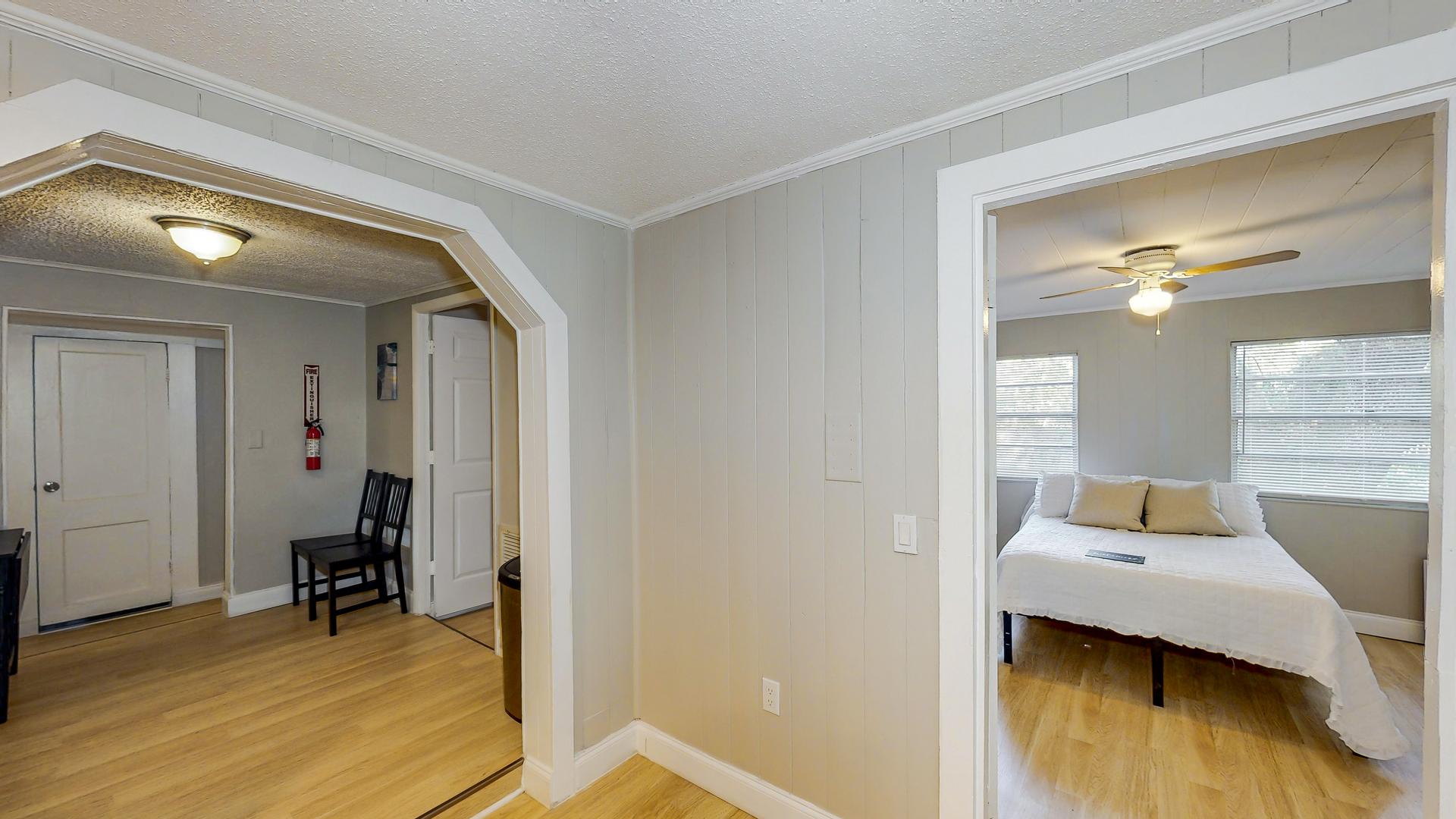 Common spaces including the kitchen