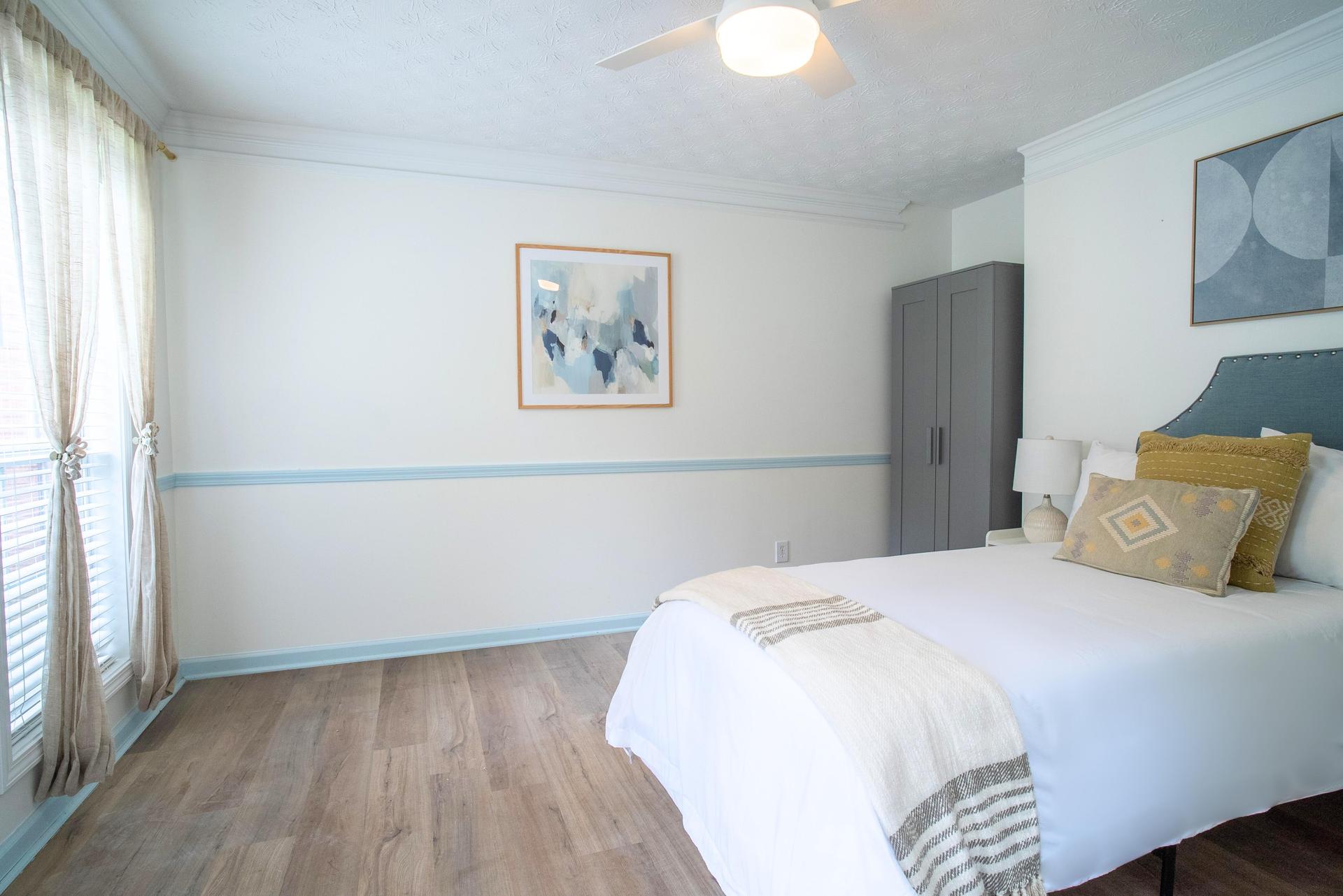 Wonderful and comfortable twin private bedroom with wardrobe.