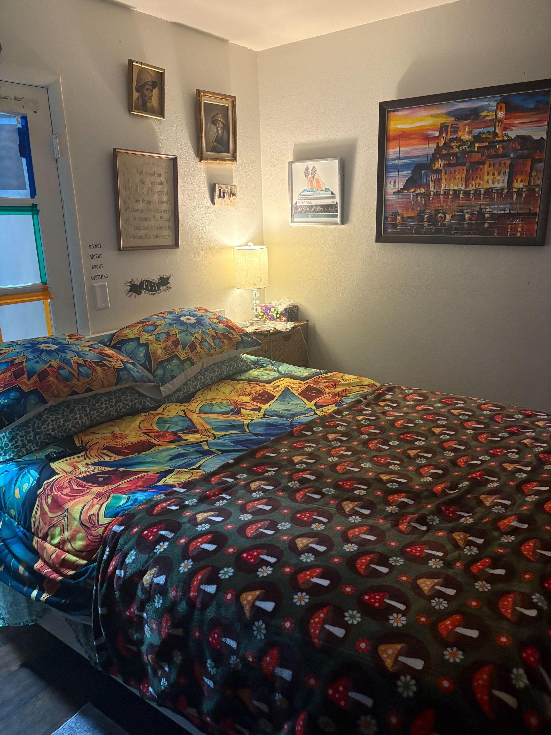 Queen quality memory foam bed