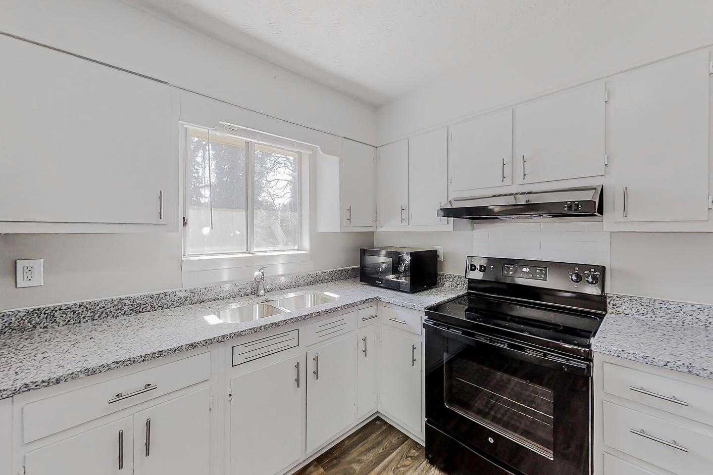 Common spaces including the kitchen