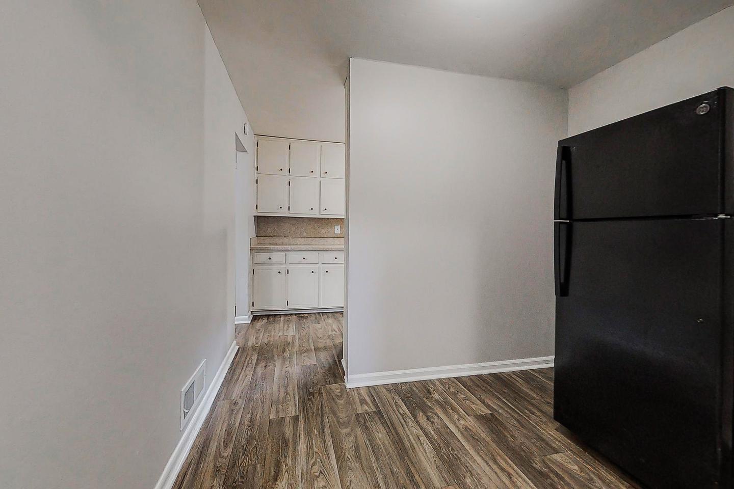 Common spaces including the kitchen