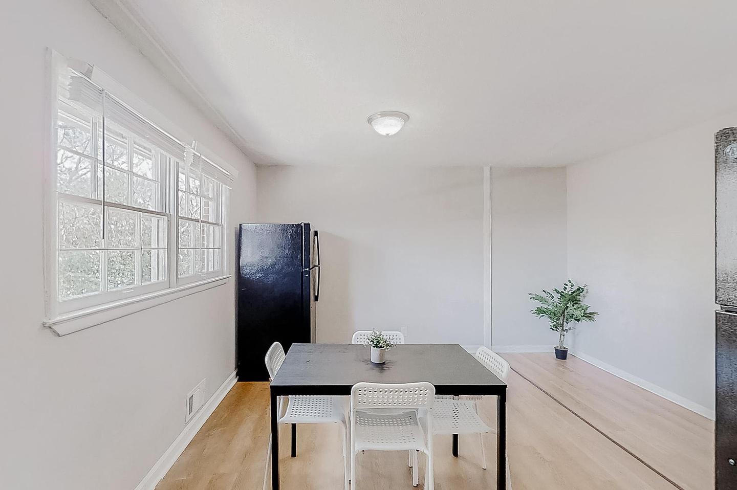 Common spaces including the kitchen