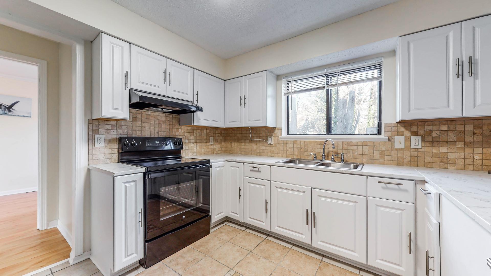 Common spaces including the kitchen