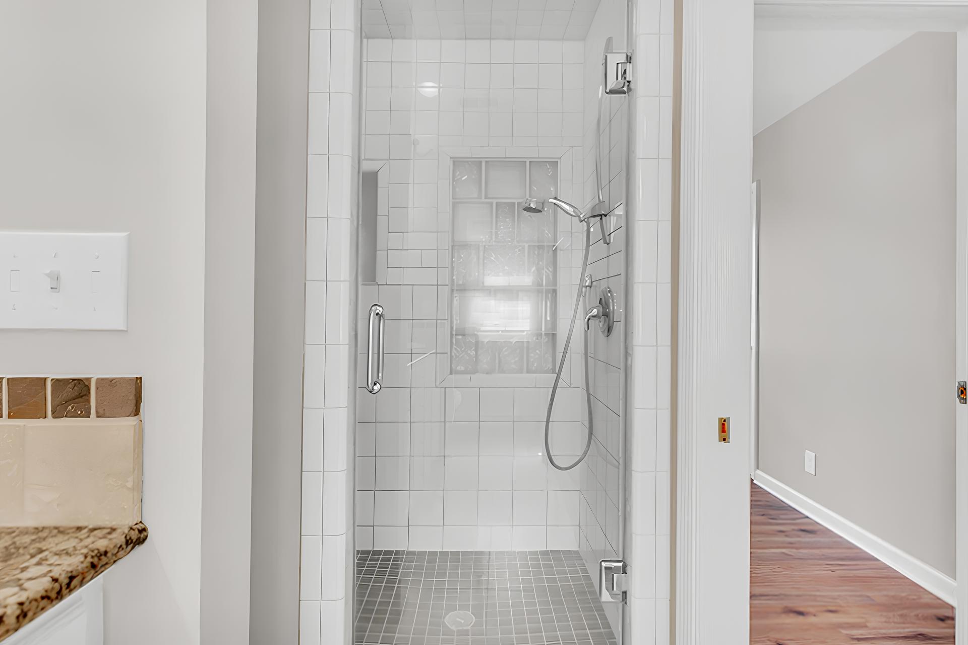 bathroom, detected: shower