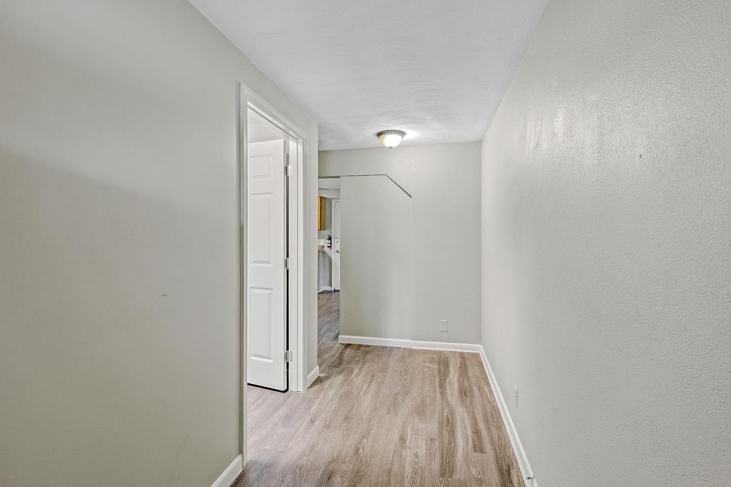 Common spaces including the kitchen