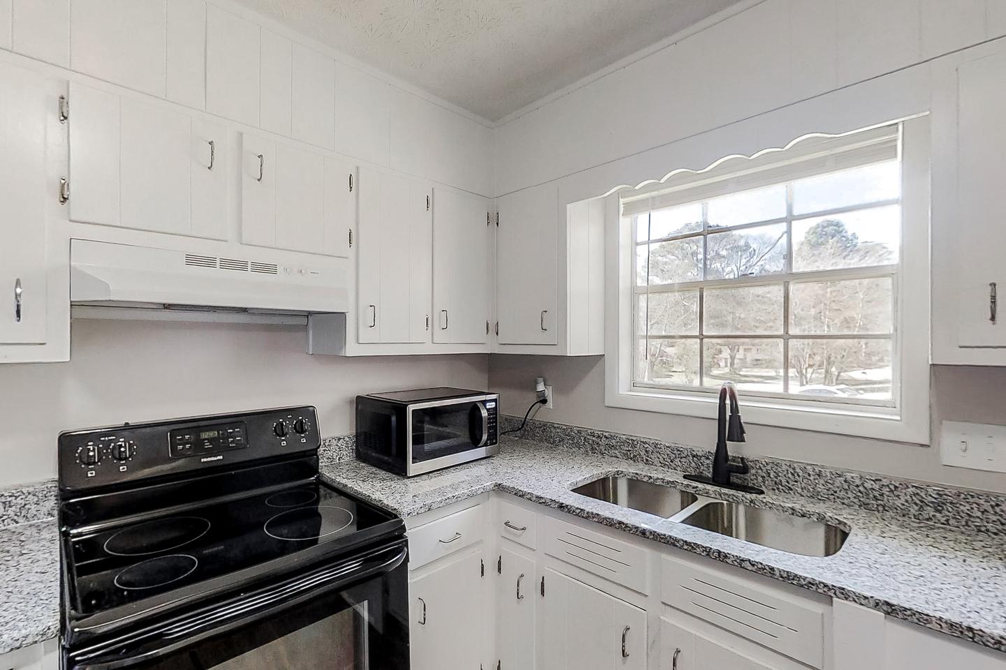 Common spaces including the kitchen