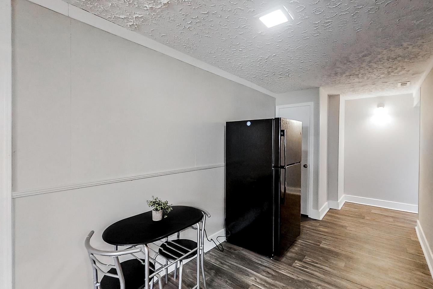Common spaces including the kitchen