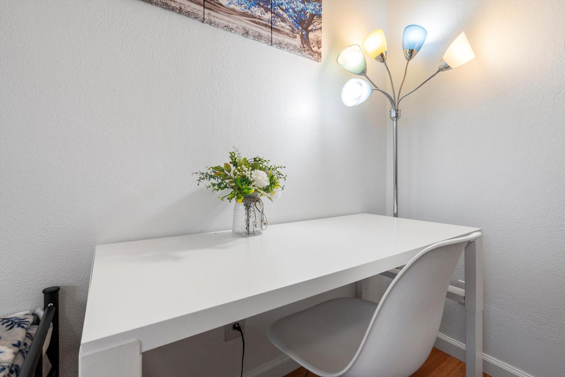 Modern, and simple design, with thoughtful touches of art