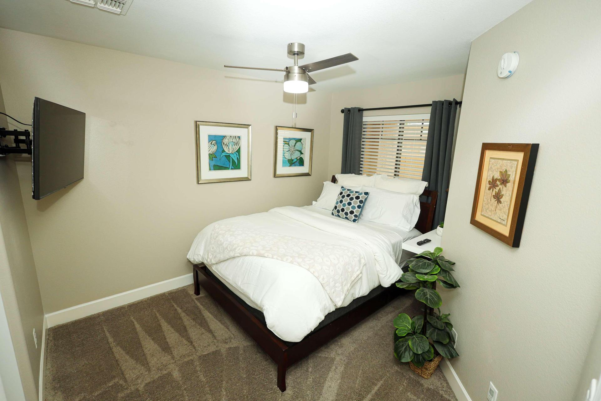 Private First-Floor Bedroom | Queen Bed, TV, Private Bath