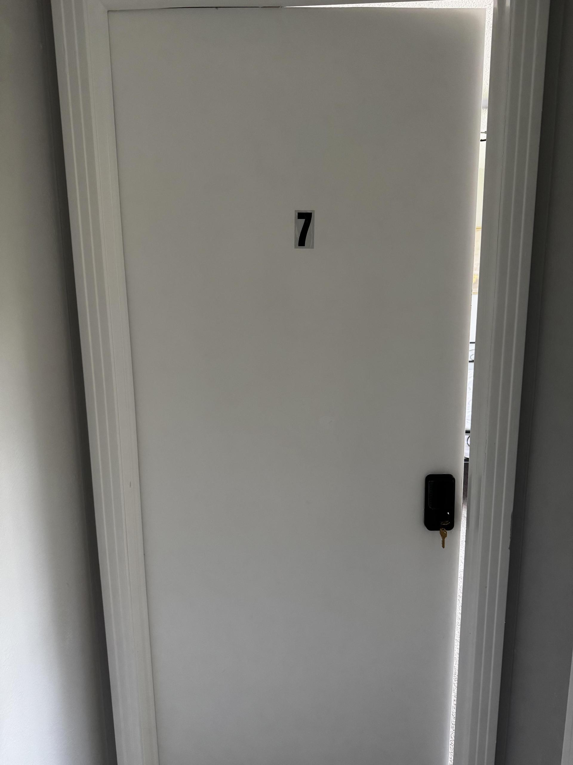 Room 7 door