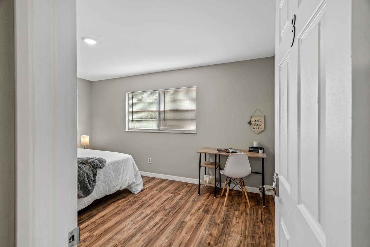 Common spaces including the kitchen
