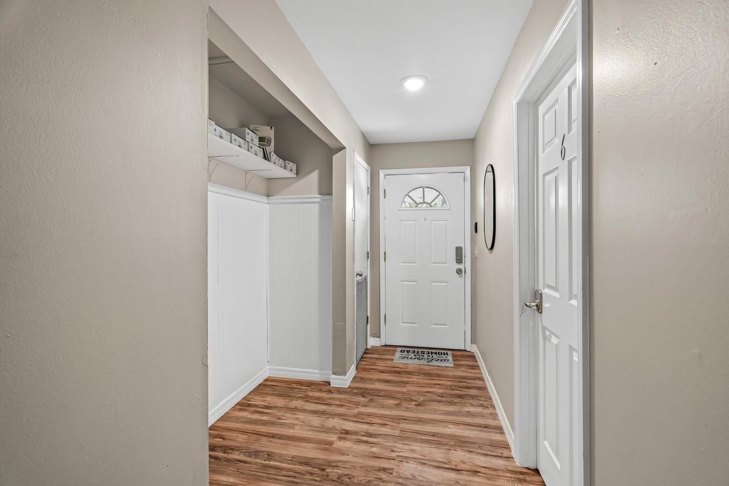 Common spaces including the kitchen