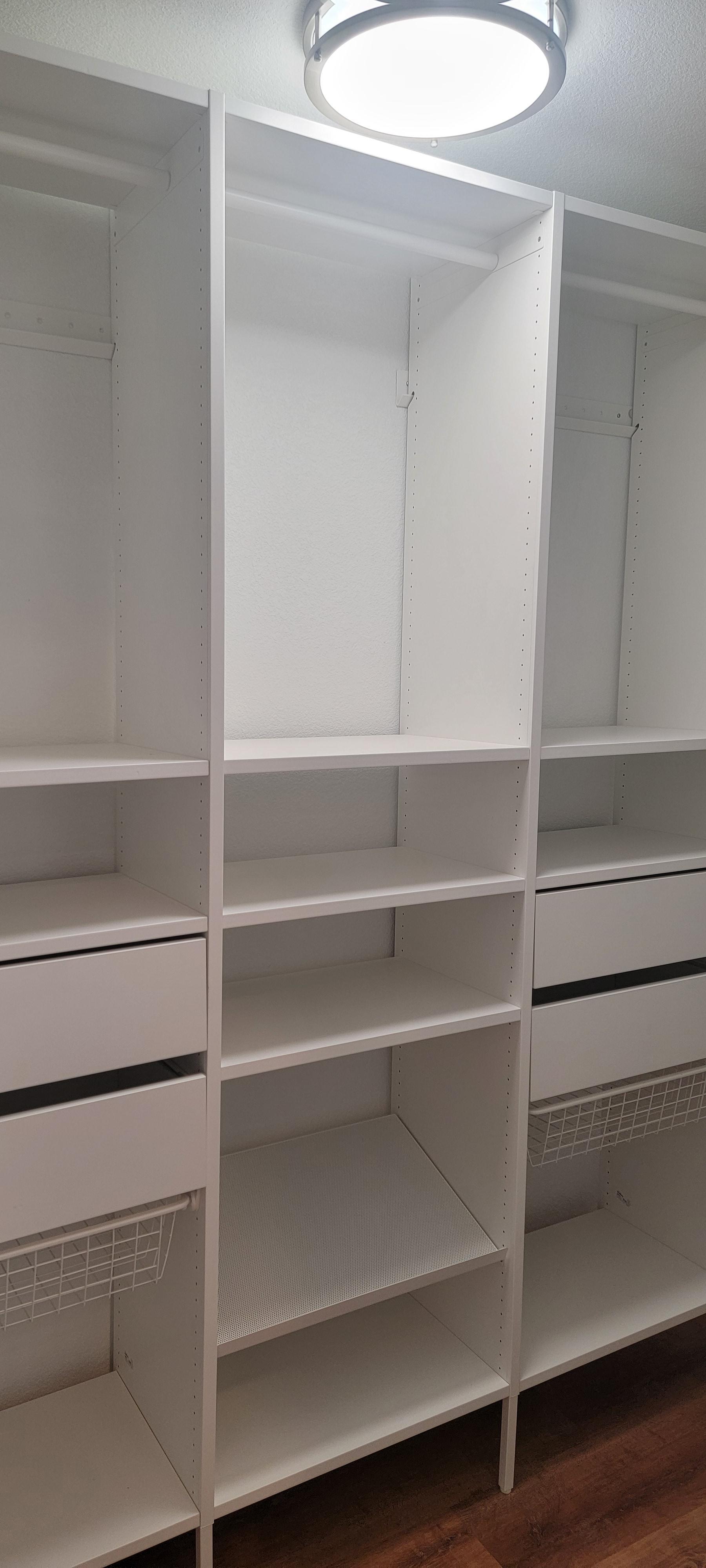 Closet storage space