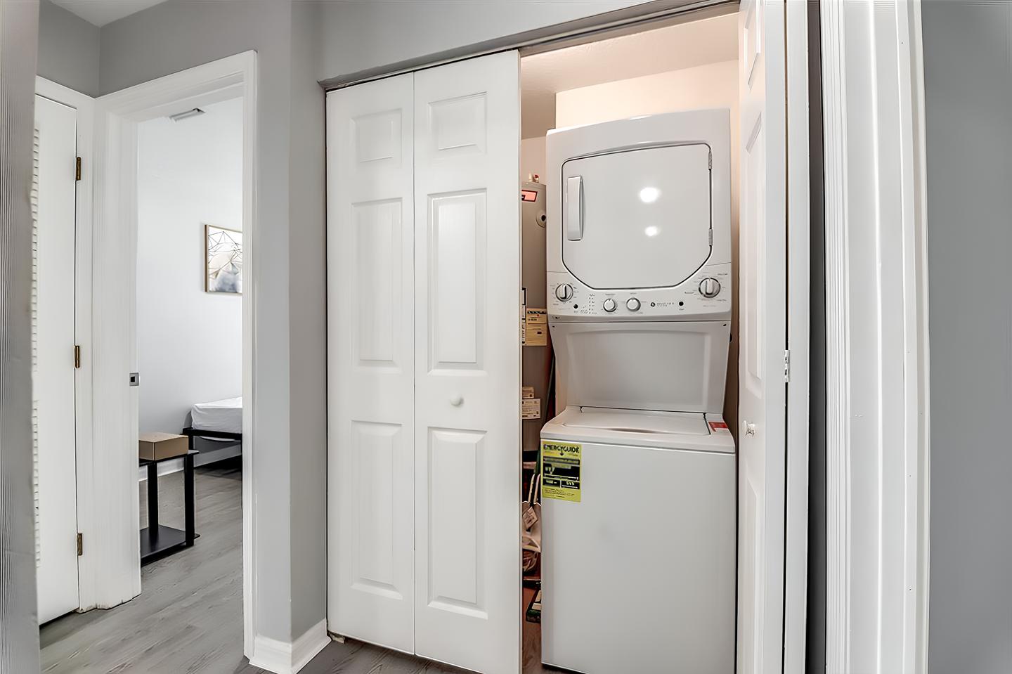 Common spaces including the kitchen