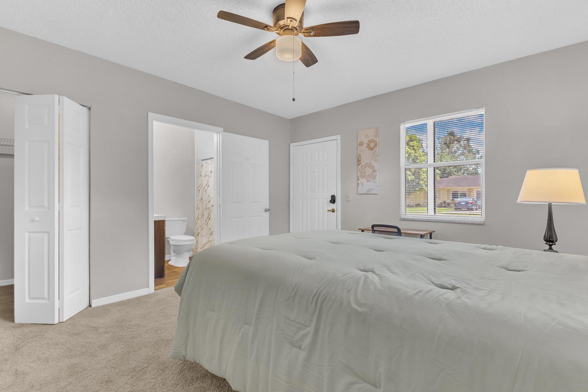 Large spacious room with private entrance full bathroom and walk in closet